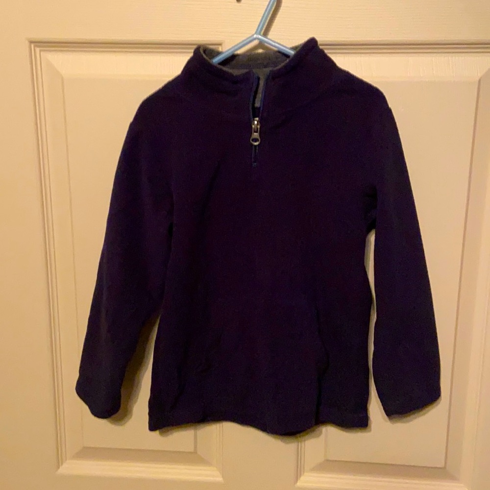 Fleece pullover half zip